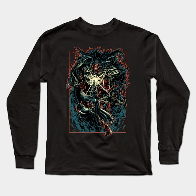 Bloody Beast Long Sleeve T-Shirt by Findtees